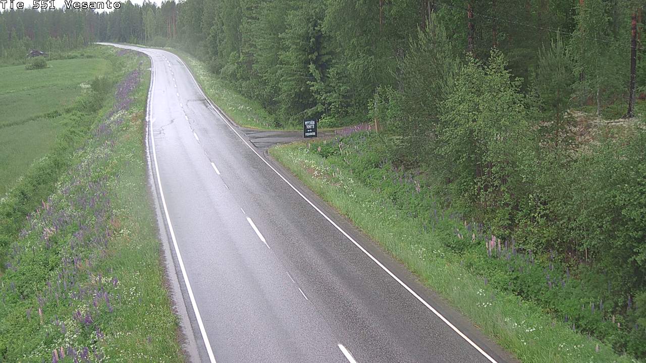 Kelikamerat Kuva Tie 551 Vesanto Löttökorpi, Vesanto, Pohjois-Savo