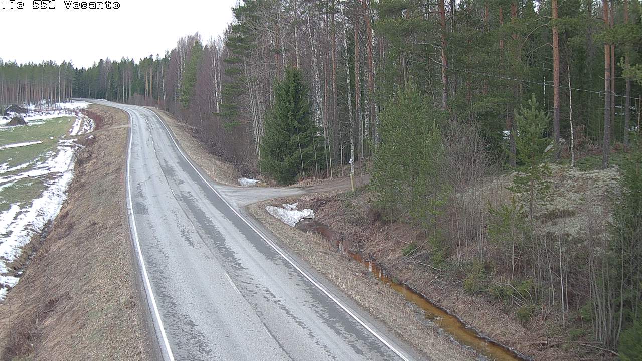 Kelikamerat Kuva Tie 551 Vesanto Löttökorpi, Vesanto, Pohjois-Savo