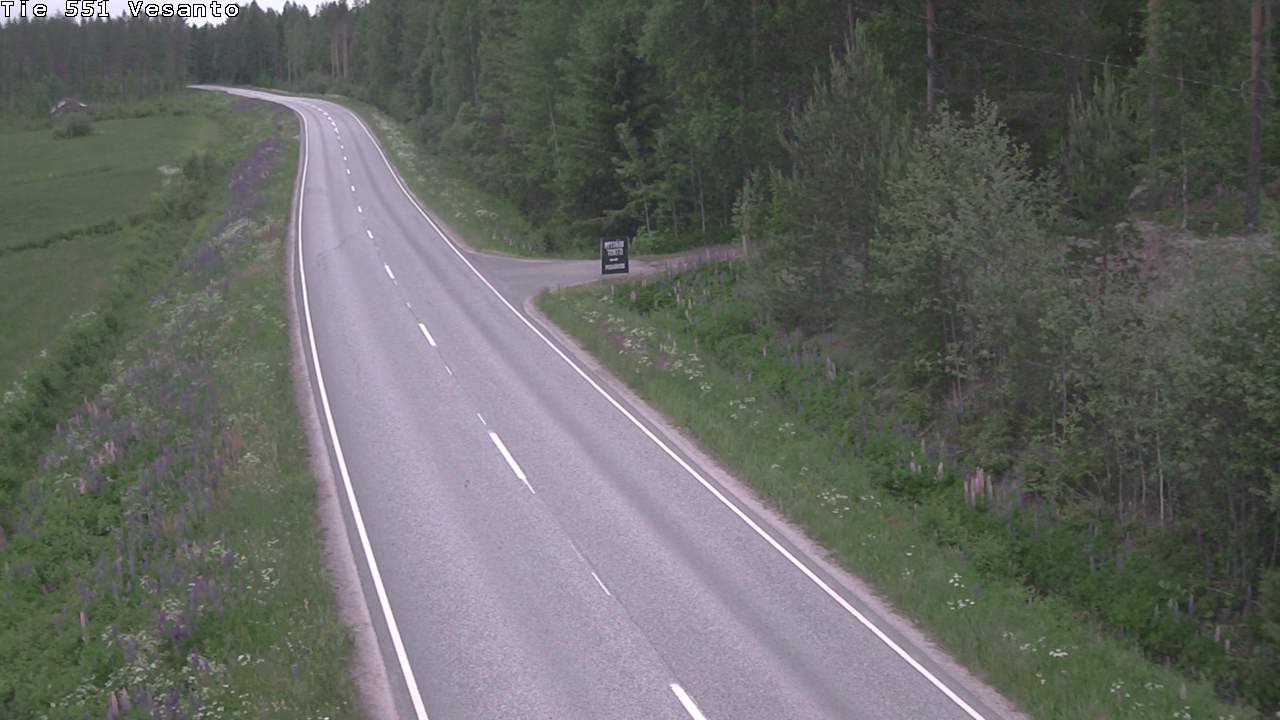 Kelikamerat Kuva Tie 551 Vesanto Löttökorpi, Vesanto, Pohjois-Savo