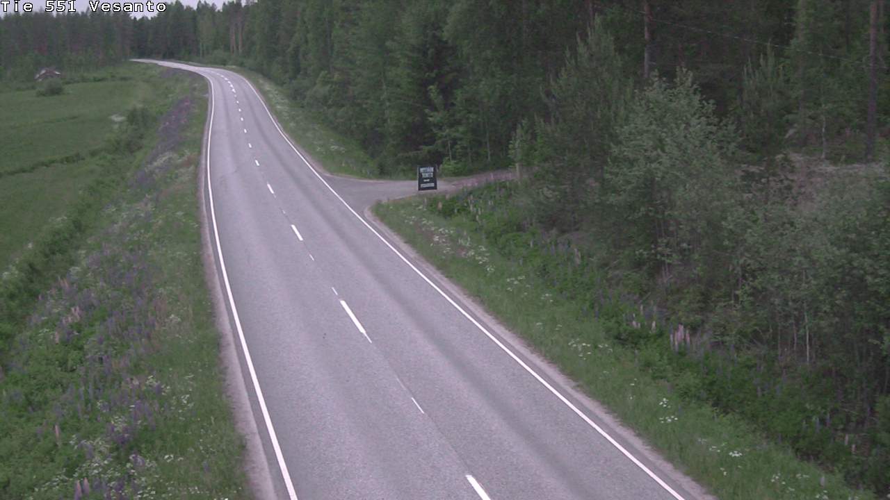 Kelikamerat Kuva Tie 551 Vesanto Löttökorpi, Vesanto, Pohjois-Savo