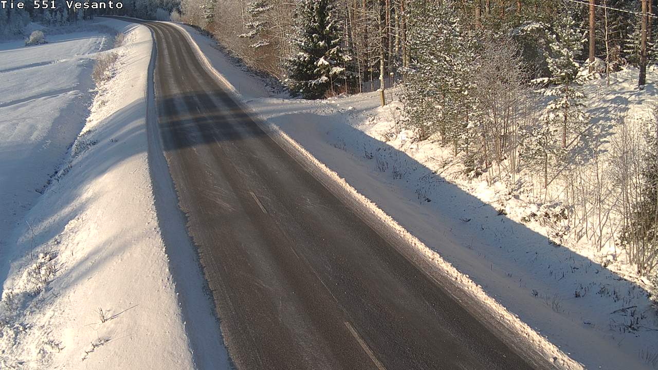 Weather Camera Image Road 551 Vesanto Löttökorpi, Vesanto, Pohjois-Savo