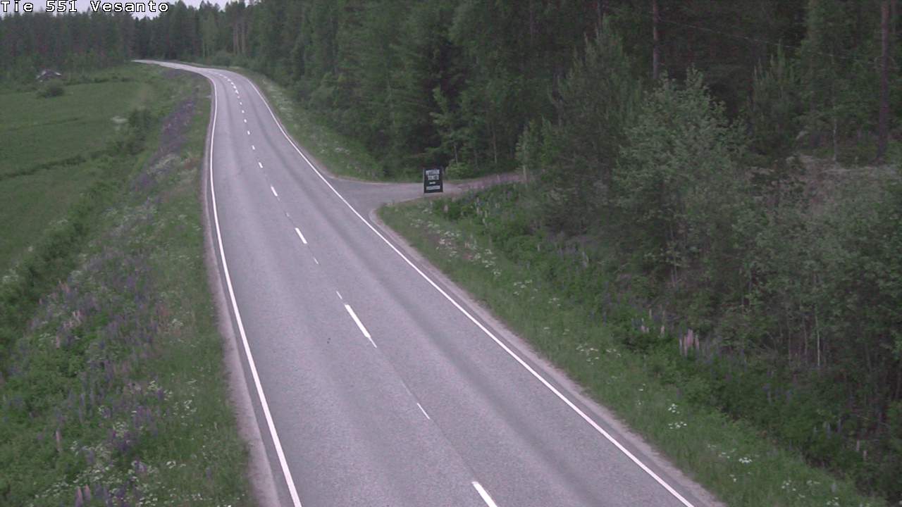 Kelikamerat Kuva Tie 551 Vesanto Löttökorpi, Vesanto, Pohjois-Savo