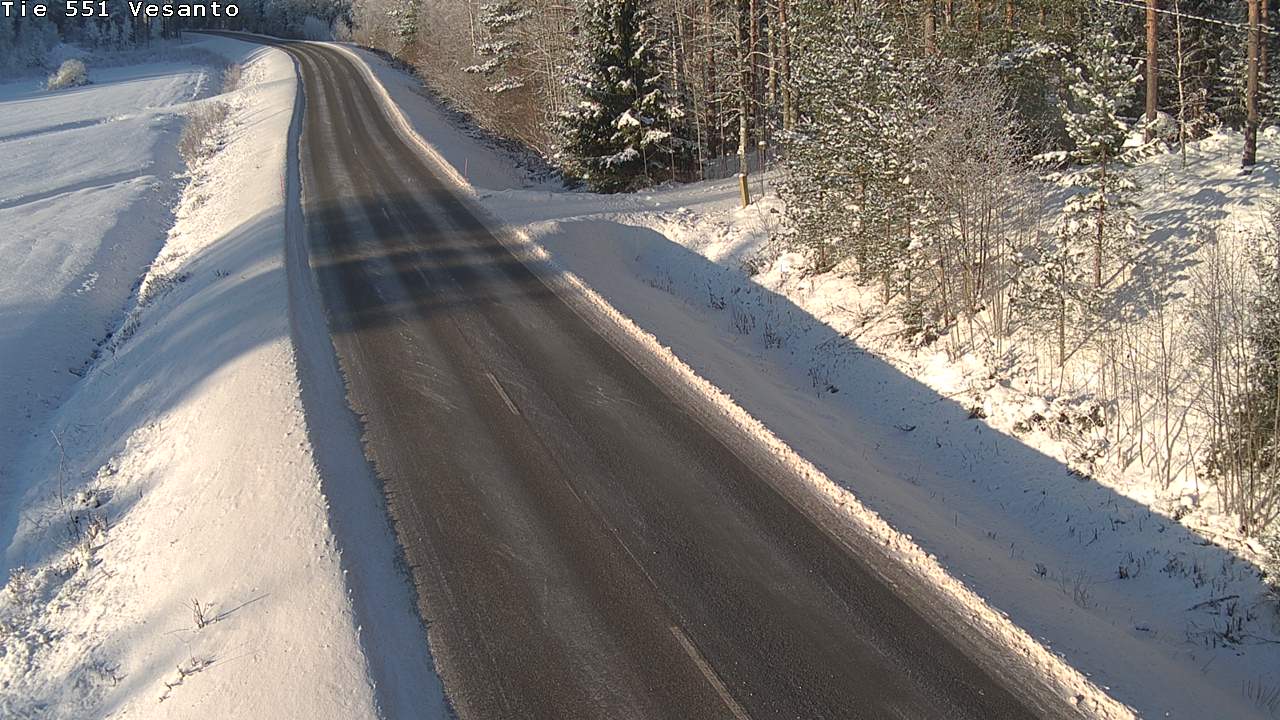 Weather Camera Image Road 551 Vesanto Löttökorpi, Vesanto, Pohjois-Savo