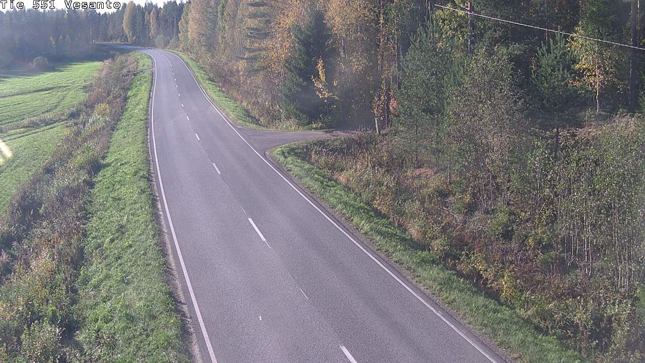 Weather Camera Image Road 551 Vesanto Löttökorpi, Vesanto, Pohjois-Savo
