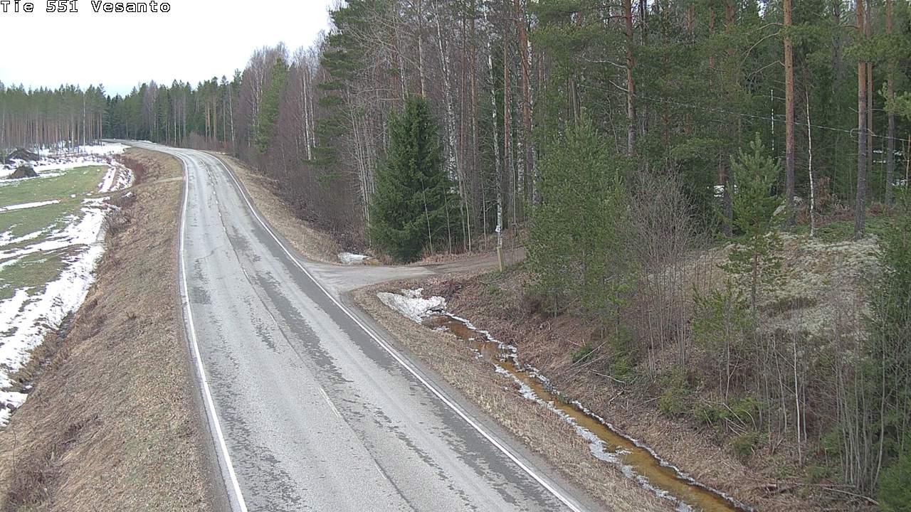 Kelikamerat Kuva Tie 551 Vesanto Löttökorpi, Vesanto, Pohjois-Savo