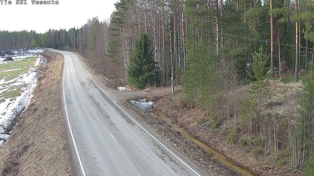 Kelikamerat Kuva Tie 551 Vesanto Löttökorpi, Vesanto, Pohjois-Savo