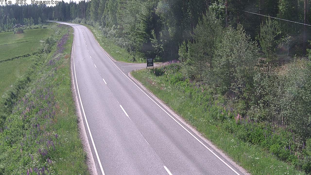Kelikamerat Kuva Tie 551 Vesanto Löttökorpi, Vesanto, Pohjois-Savo