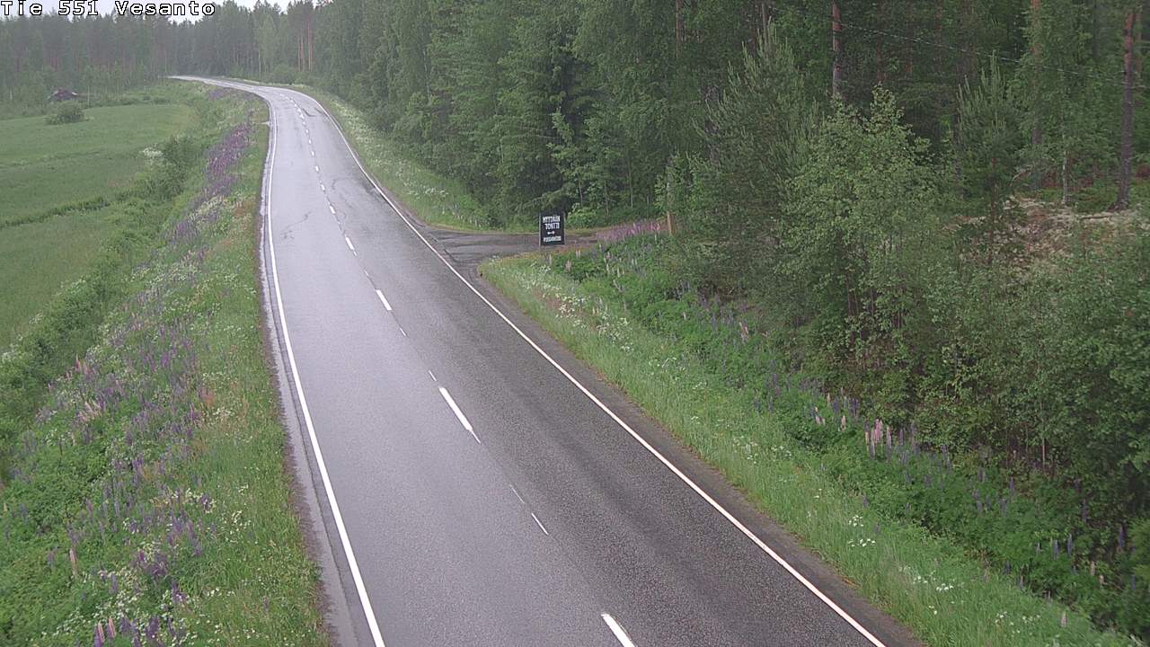Kelikamerat Kuva Tie 551 Vesanto Löttökorpi, Vesanto, Pohjois-Savo