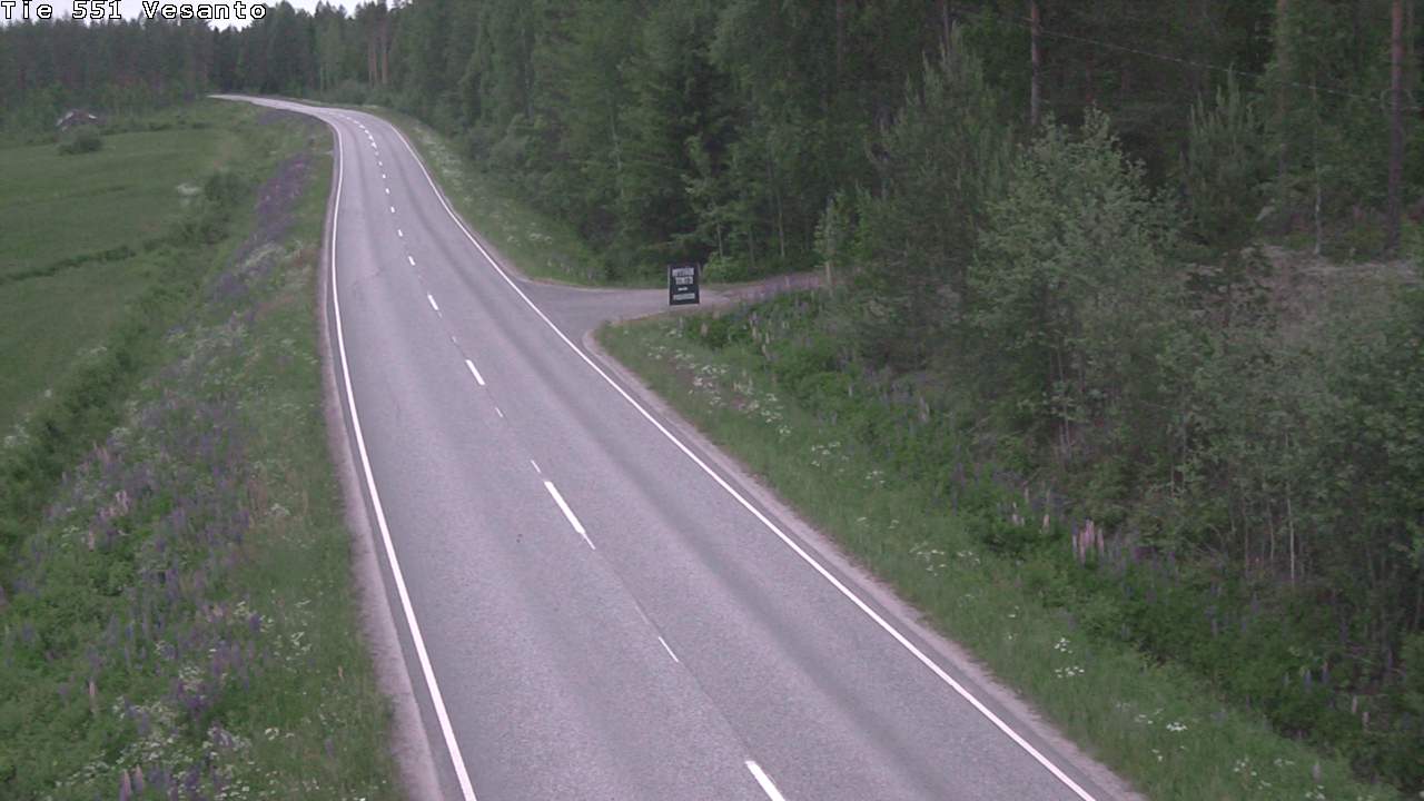 Kelikamerat Kuva Tie 551 Vesanto Löttökorpi, Vesanto, Pohjois-Savo
