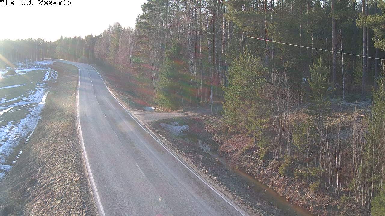 Kelikamerat Kuva Tie 551 Vesanto Löttökorpi, Vesanto, Pohjois-Savo