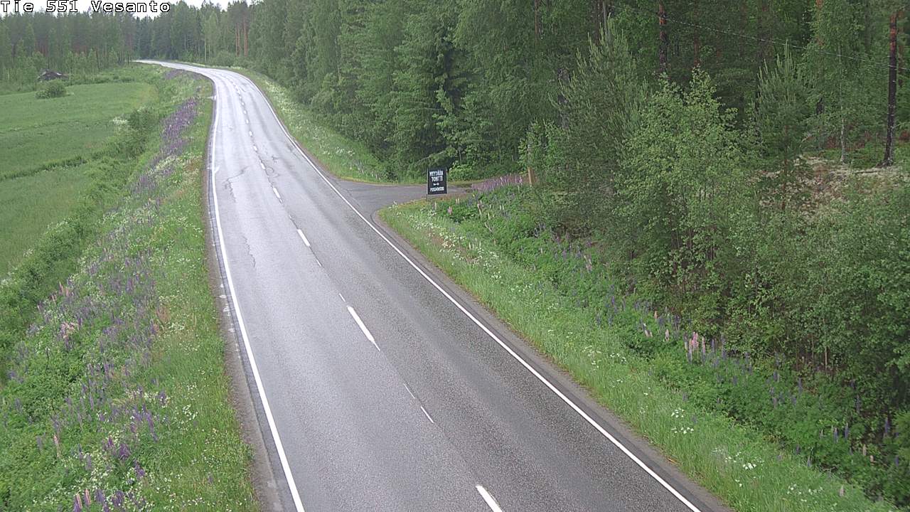 Kelikamerat Kuva Tie 551 Vesanto Löttökorpi, Vesanto, Pohjois-Savo