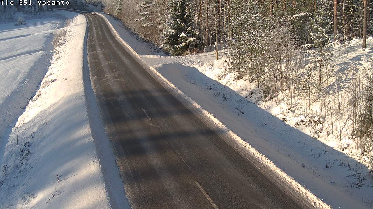 Weather Camera Image Road 551 Vesanto Löttökorpi, Vesanto, Pohjois-Savo