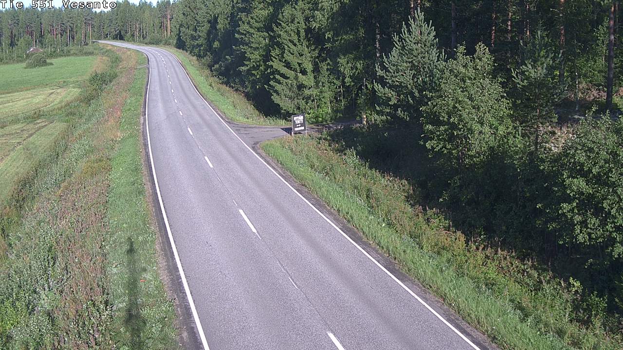 Kelikamerat Kuva Tie 551 Vesanto Löttökorpi, Vesanto, Pohjois-Savo
