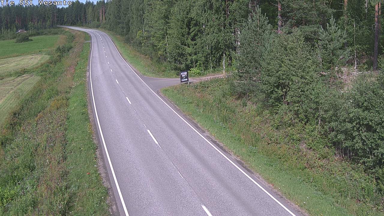 Kelikamerat Kuva Tie 551 Vesanto Löttökorpi, Vesanto, Pohjois-Savo