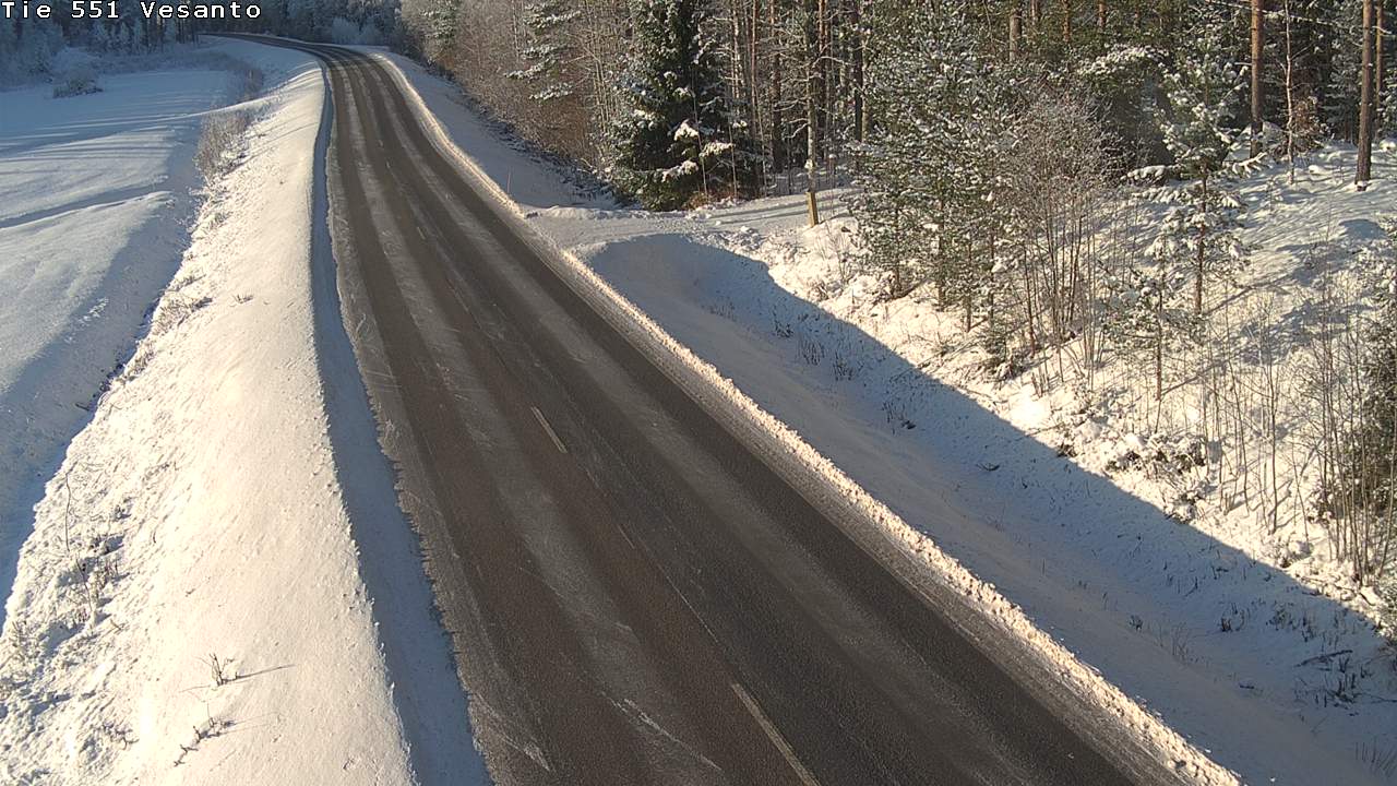 Weather Camera Image Road 551 Vesanto Löttökorpi, Vesanto, Pohjois-Savo