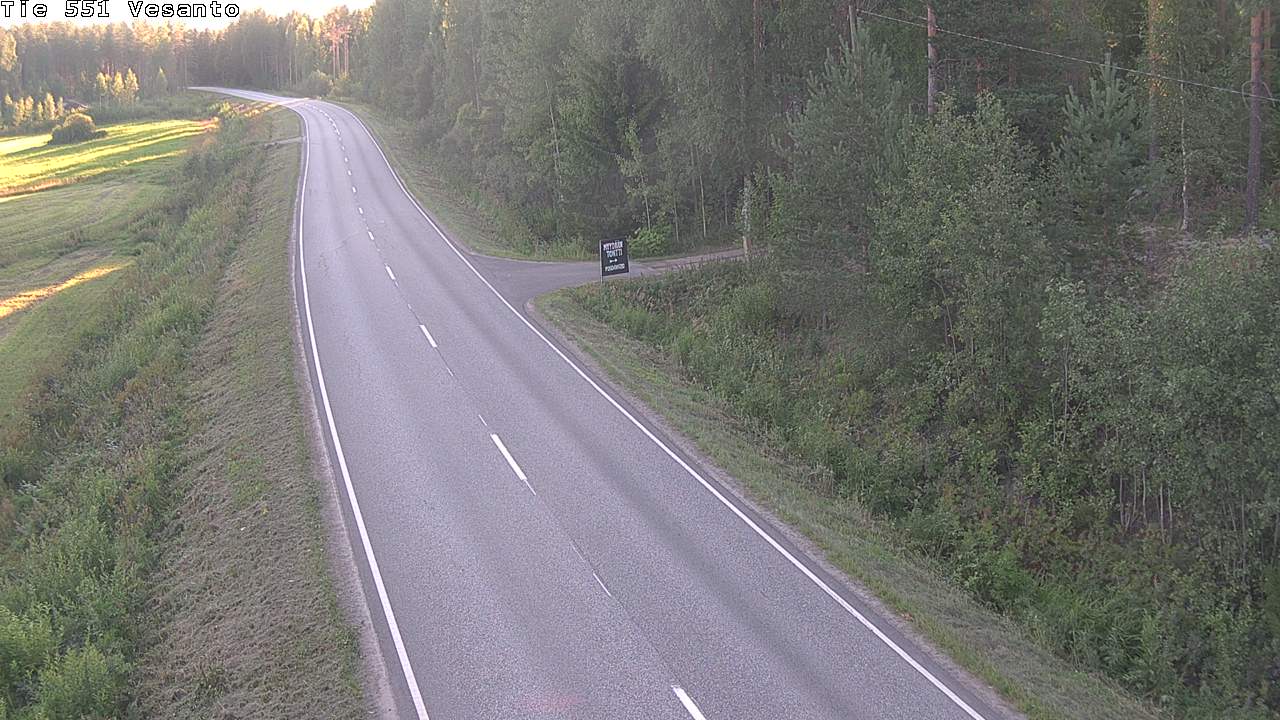 Kelikamerat Kuva Tie 551 Vesanto Löttökorpi, Vesanto, Pohjois-Savo