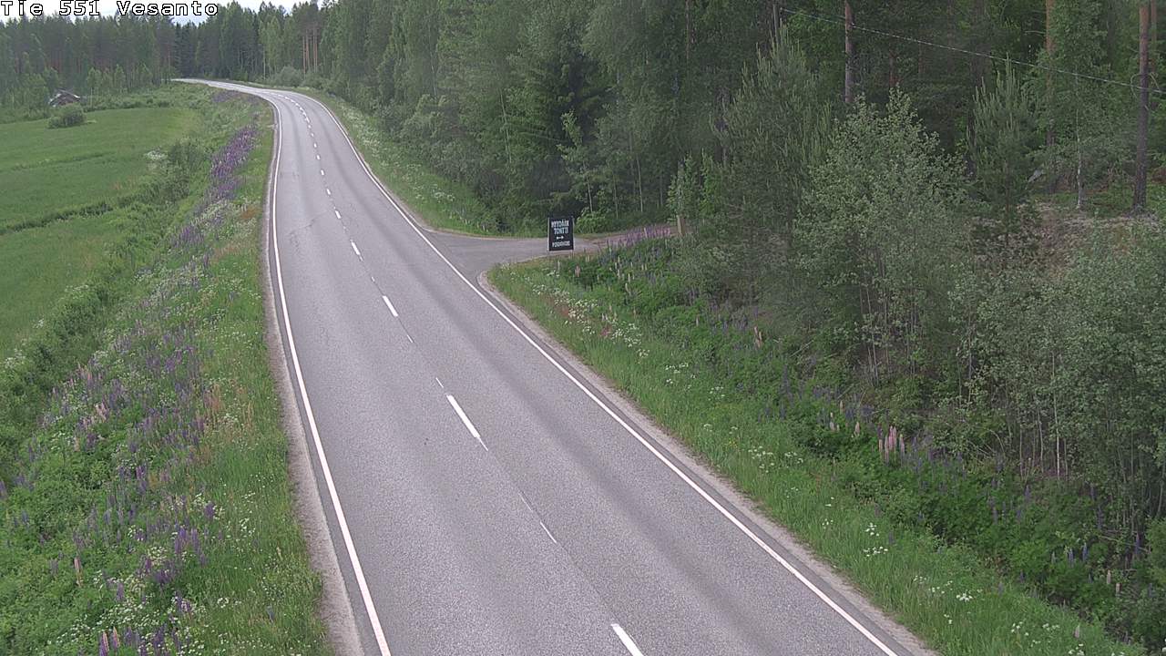 Kelikamerat Kuva Tie 551 Vesanto Löttökorpi, Vesanto, Pohjois-Savo