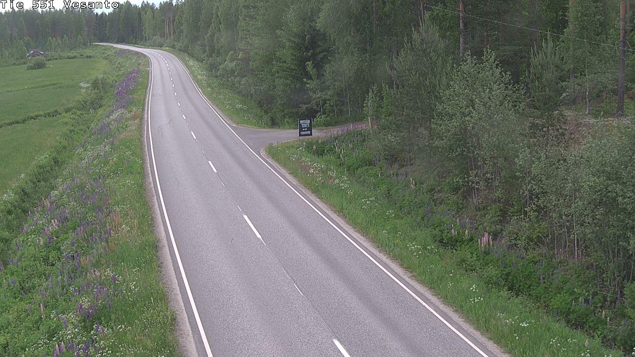 Kelikamerat Kuva Tie 551 Vesanto Löttökorpi, Vesanto, Pohjois-Savo