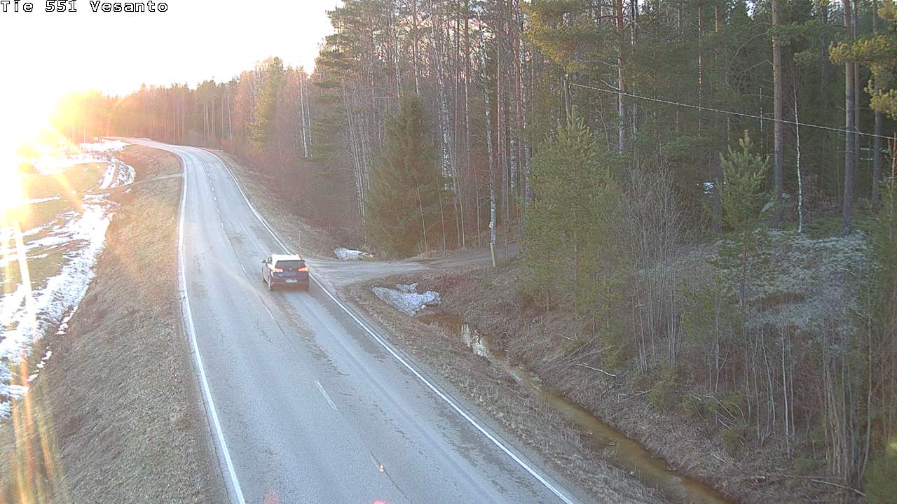 Kelikamerat Kuva Tie 551 Vesanto Löttökorpi, Vesanto, Pohjois-Savo