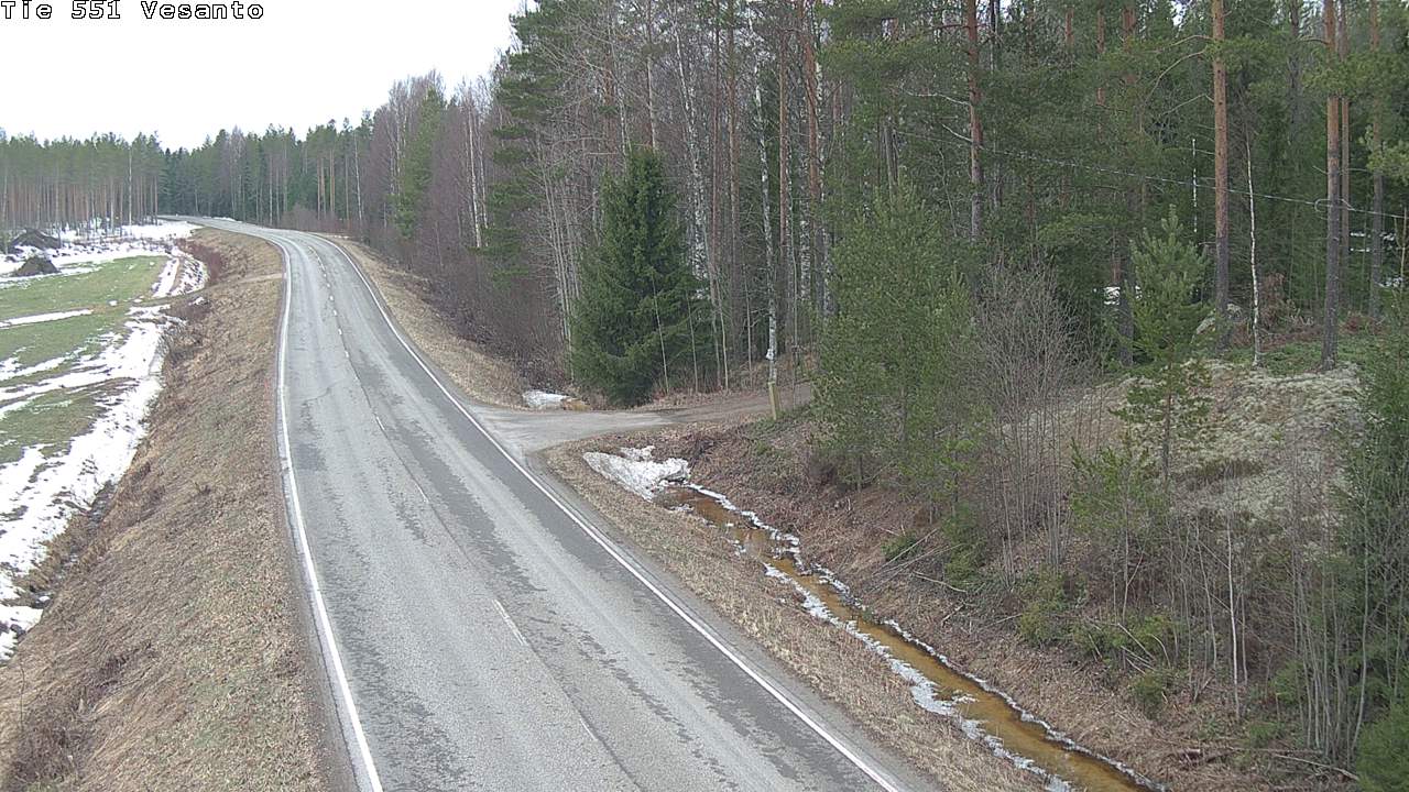 Kelikamerat Kuva Tie 551 Vesanto Löttökorpi, Vesanto, Pohjois-Savo