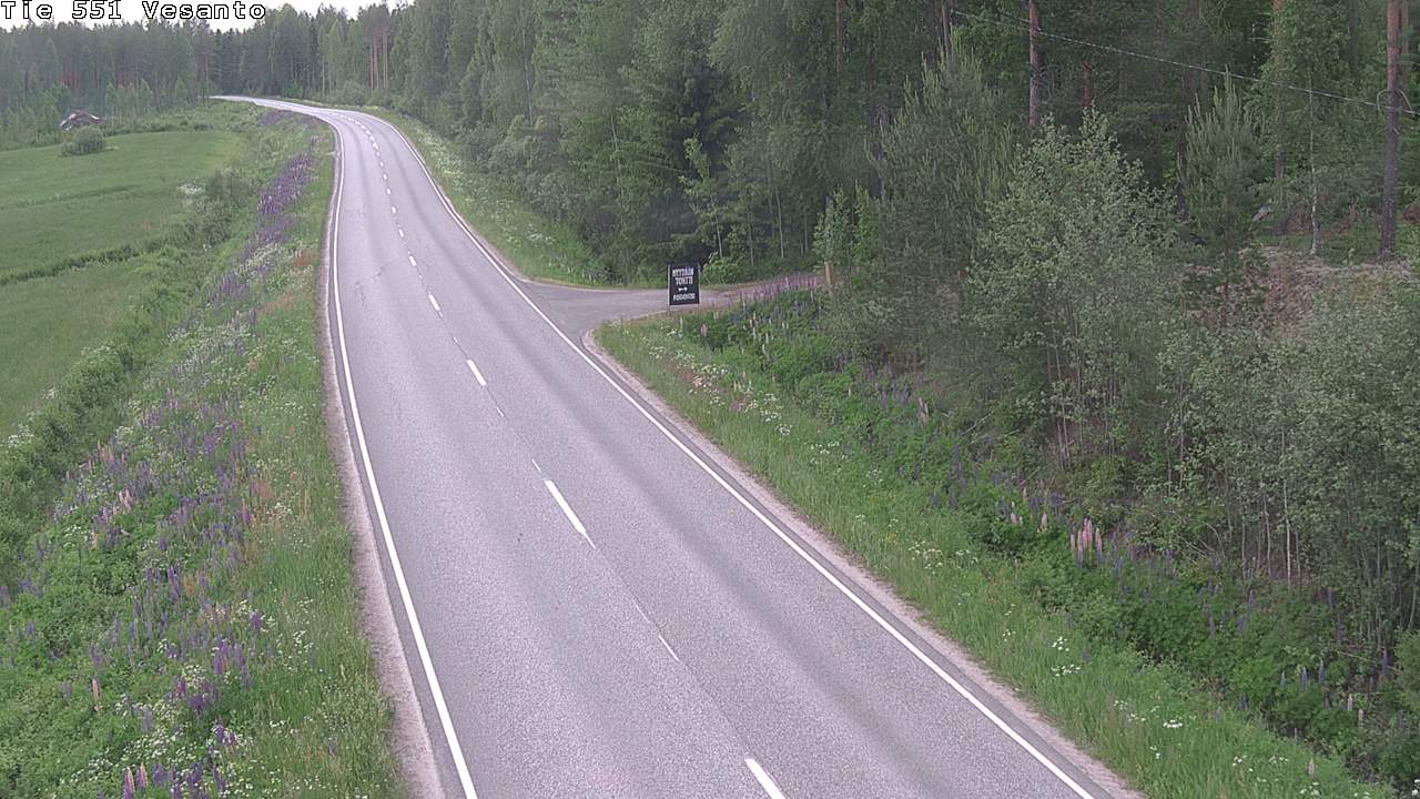 Kelikamerat Kuva Tie 551 Vesanto Löttökorpi, Vesanto, Pohjois-Savo