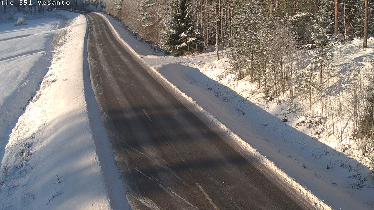 Weather Camera Image Road 551 Vesanto Löttökorpi, Vesanto, Pohjois-Savo