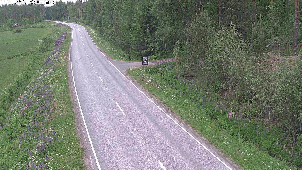 Kelikamerat Kuva Tie 551 Vesanto Löttökorpi, Vesanto, Pohjois-Savo