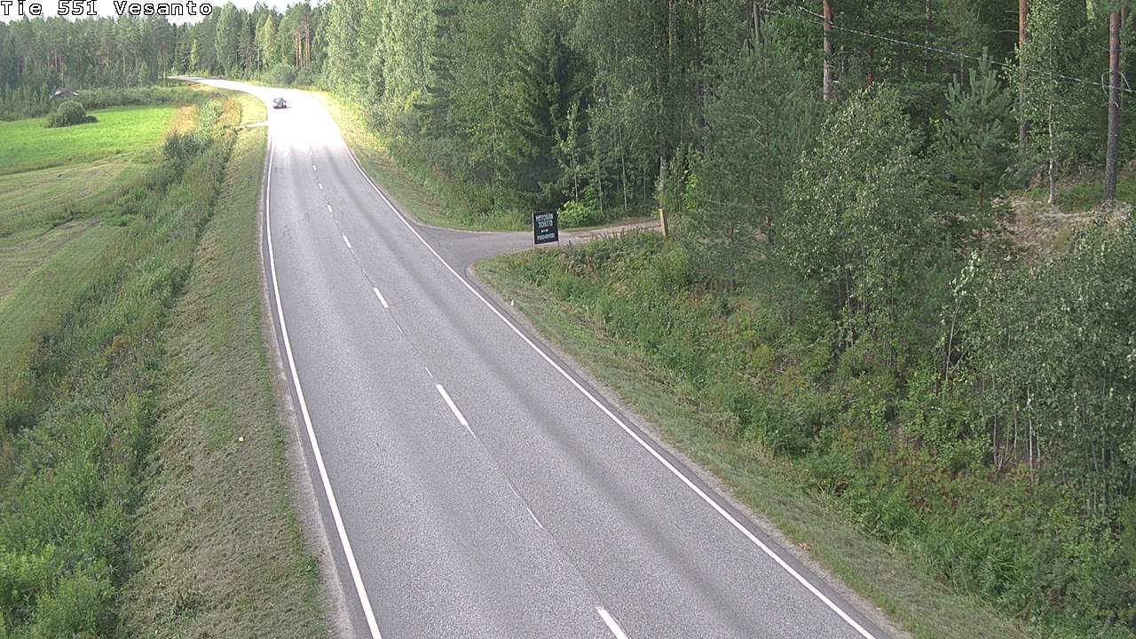 Kelikamerat Kuva Tie 551 Vesanto Löttökorpi, Vesanto, Pohjois-Savo