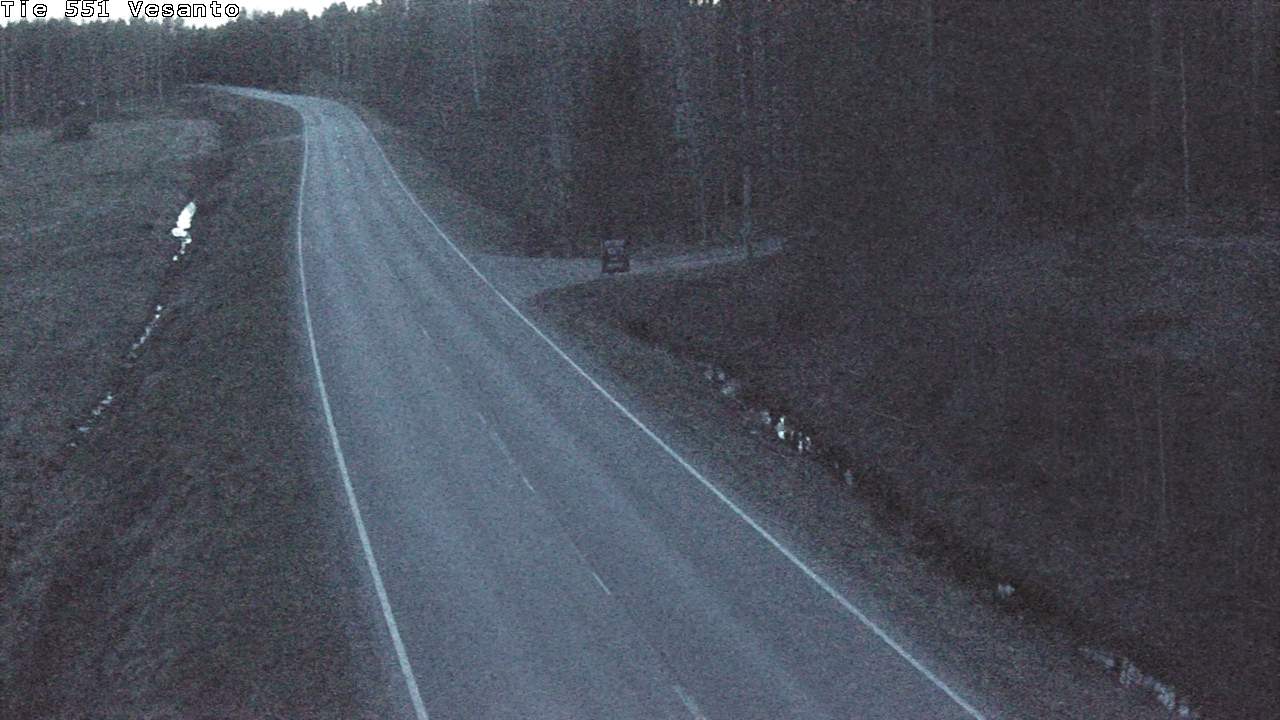 Weather Camera Image Väg 551 Vesanto Löttökorpi, Vesanto, Pohjois-Savo