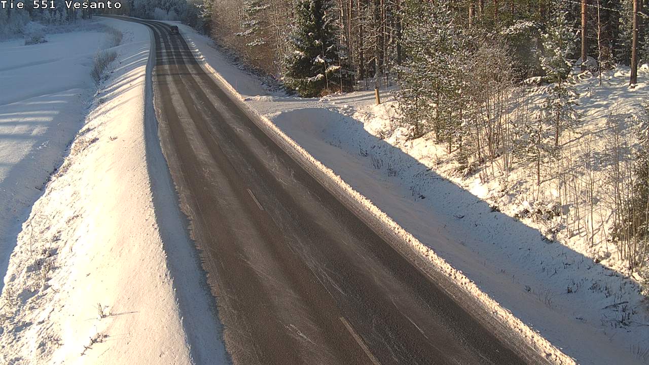 Weather Camera Image Väg 551 Vesanto Löttökorpi, Vesanto, Pohjois-Savo