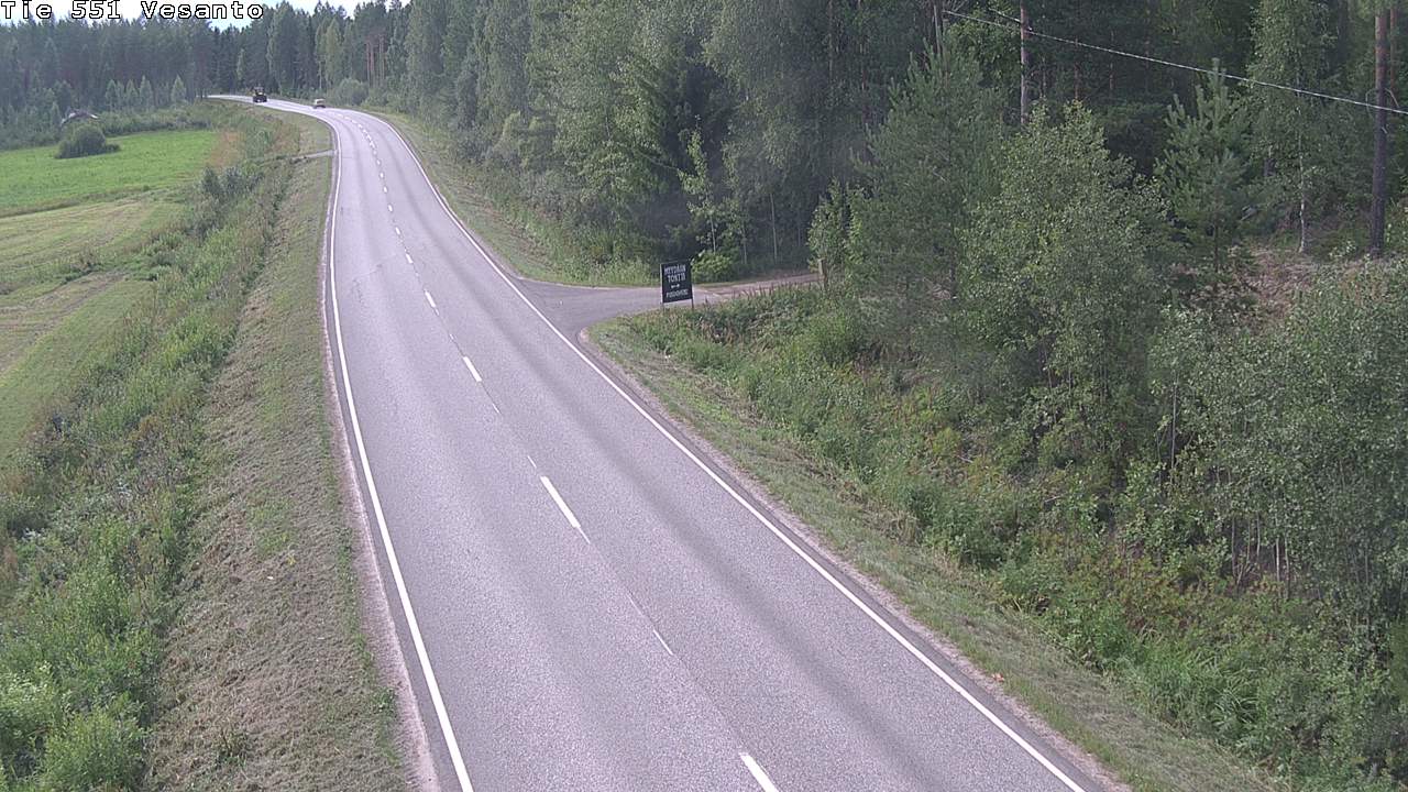 Kelikamerat Kuva Tie 551 Vesanto Löttökorpi, Vesanto, Pohjois-Savo
