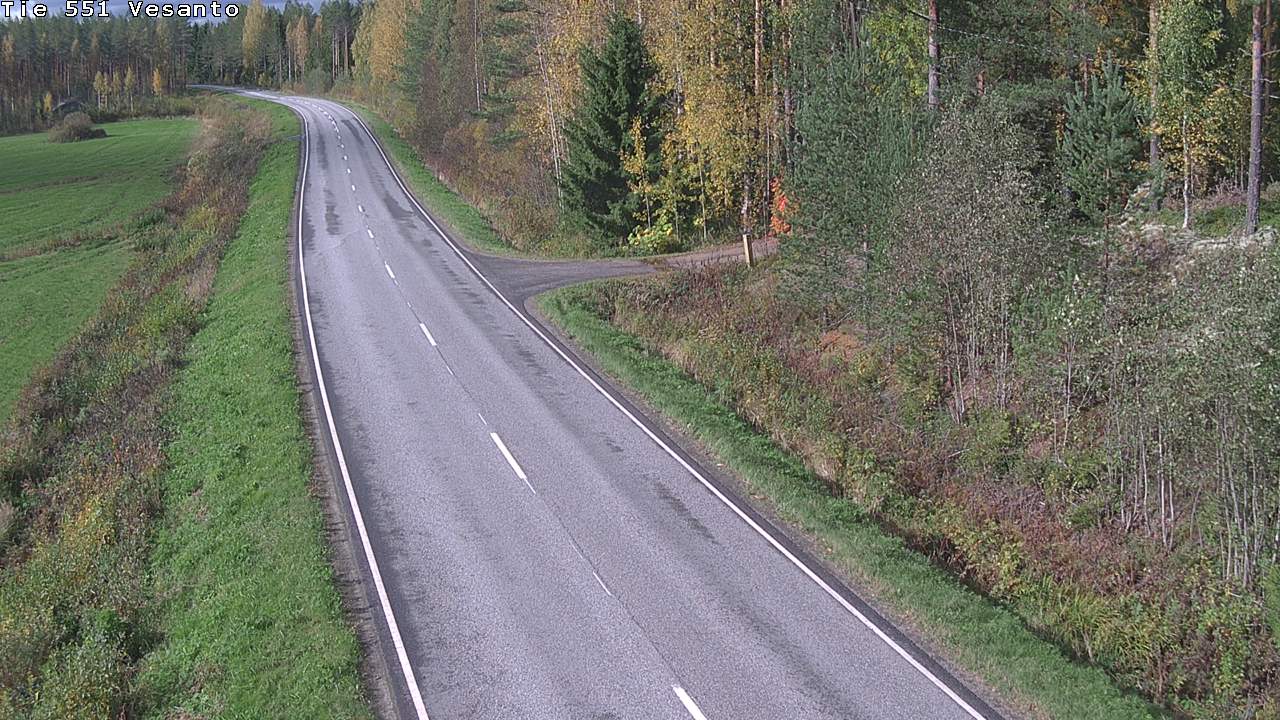 Weather Camera Image Road 551 Vesanto Löttökorpi, Vesanto, Pohjois-Savo