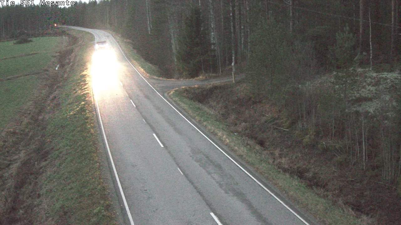 Kelikamerat Kuva Tie 551 Vesanto Löttökorpi, Vesanto, Pohjois-Savo