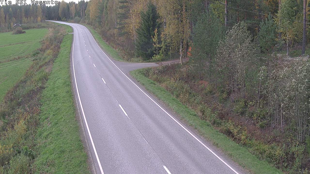 Kelikamerat Kuva Tie 551 Vesanto Löttökorpi, Vesanto, Pohjois-Savo