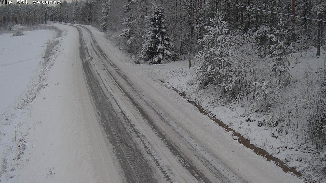 Kelikamerat Kuva Tie 551 Vesanto Löttökorpi, Vesanto, Pohjois-Savo