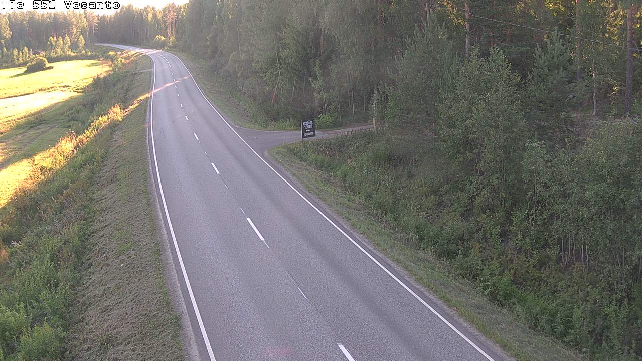 Kelikamerat Kuva Tie 551 Vesanto Löttökorpi, Vesanto, Pohjois-Savo