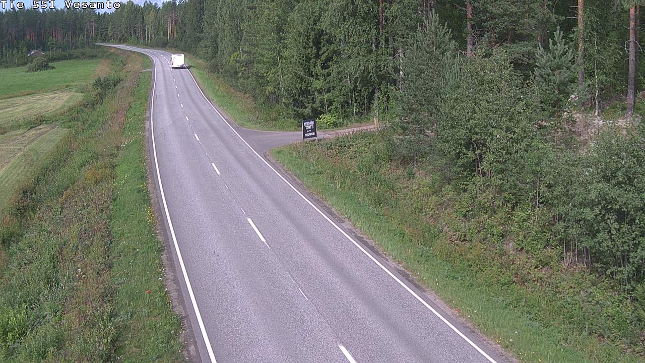 Kelikamerat Kuva Tie 551 Vesanto Löttökorpi, Vesanto, Pohjois-Savo