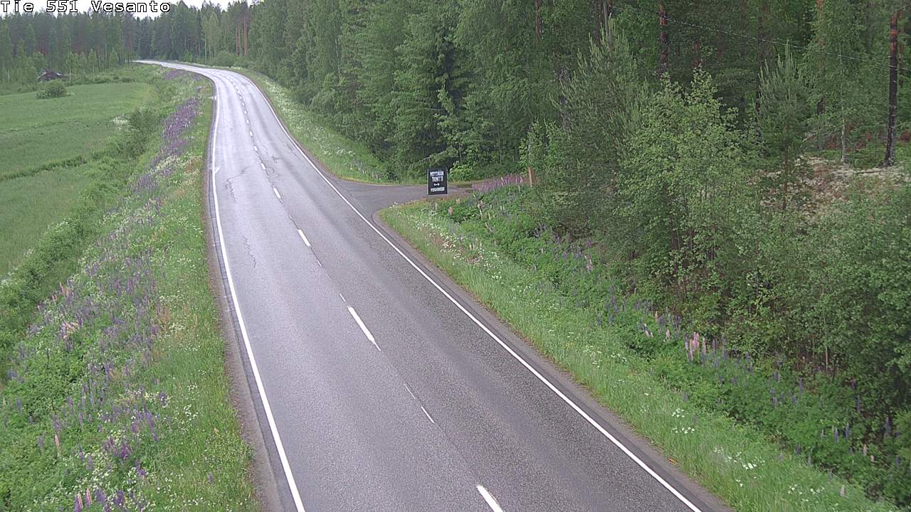 Kelikamerat Kuva Tie 551 Vesanto Löttökorpi, Vesanto, Pohjois-Savo