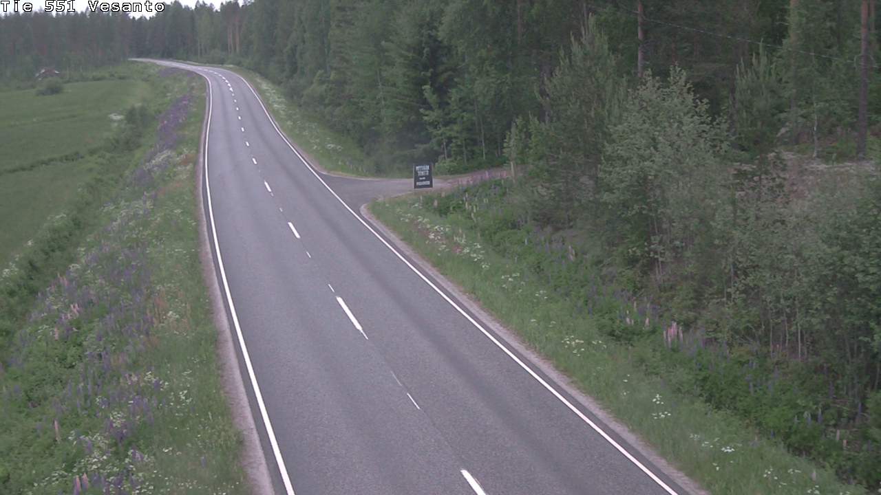 Kelikamerat Kuva Tie 551 Vesanto Löttökorpi, Vesanto, Pohjois-Savo
