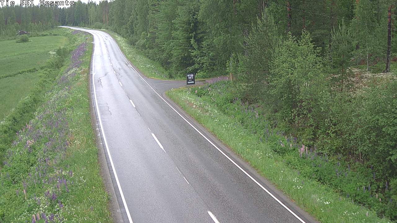 Kelikamerat Kuva Tie 551 Vesanto Löttökorpi, Vesanto, Pohjois-Savo