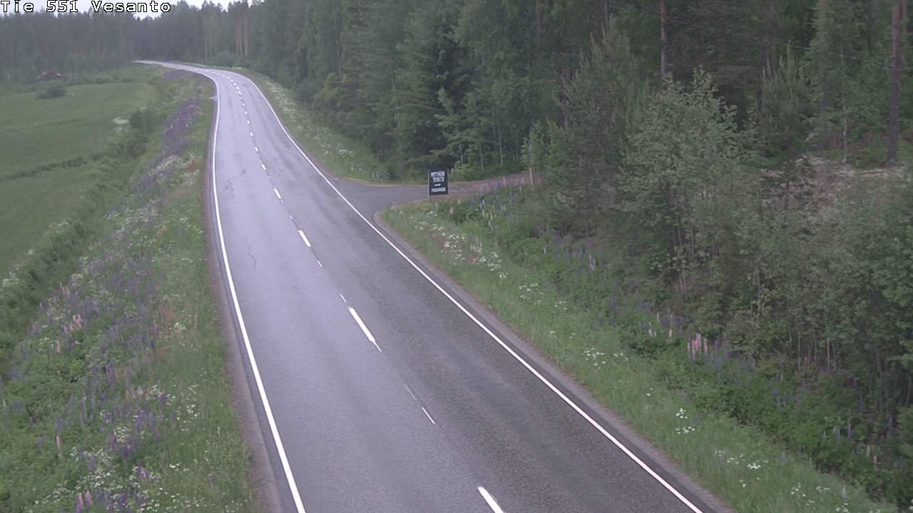Kelikamerat Kuva Tie 551 Vesanto Löttökorpi, Vesanto, Pohjois-Savo