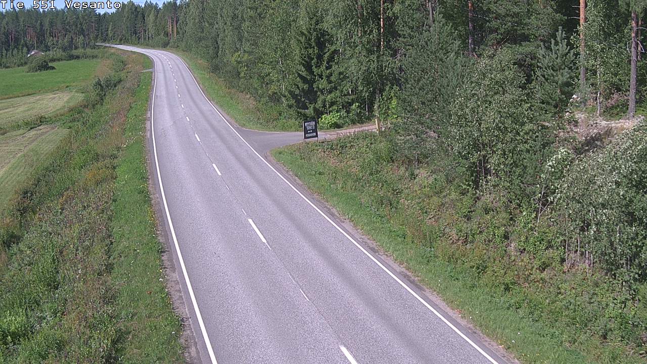 Kelikamerat Kuva Tie 551 Vesanto Löttökorpi, Vesanto, Pohjois-Savo