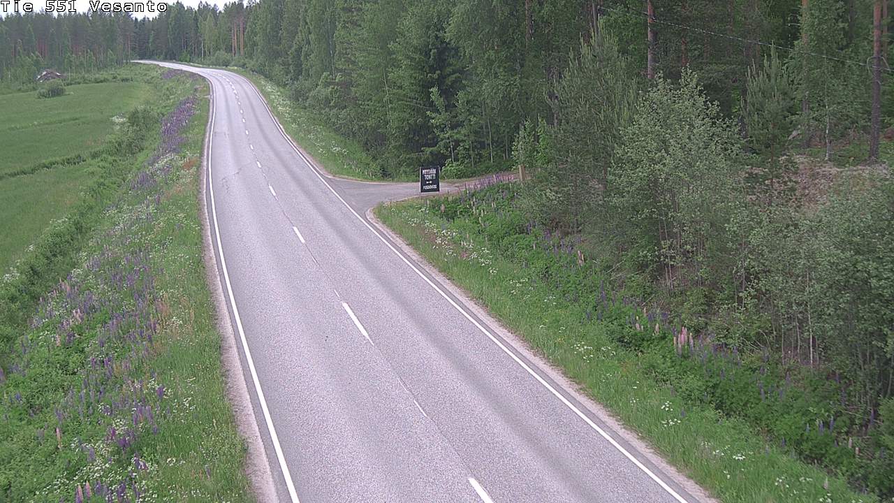 Kelikamerat Kuva Tie 551 Vesanto Löttökorpi, Vesanto, Pohjois-Savo