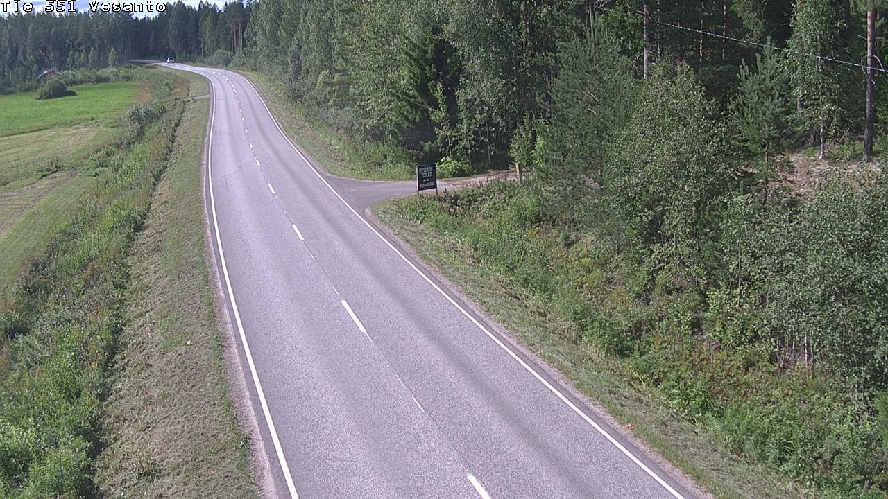 Kelikamerat Kuva Tie 551 Vesanto Löttökorpi, Vesanto, Pohjois-Savo