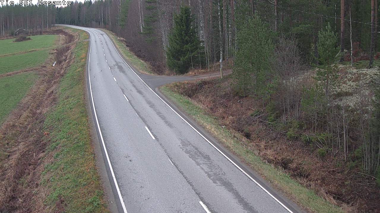 Kelikamerat Kuva Tie 551 Vesanto Löttökorpi, Vesanto, Pohjois-Savo