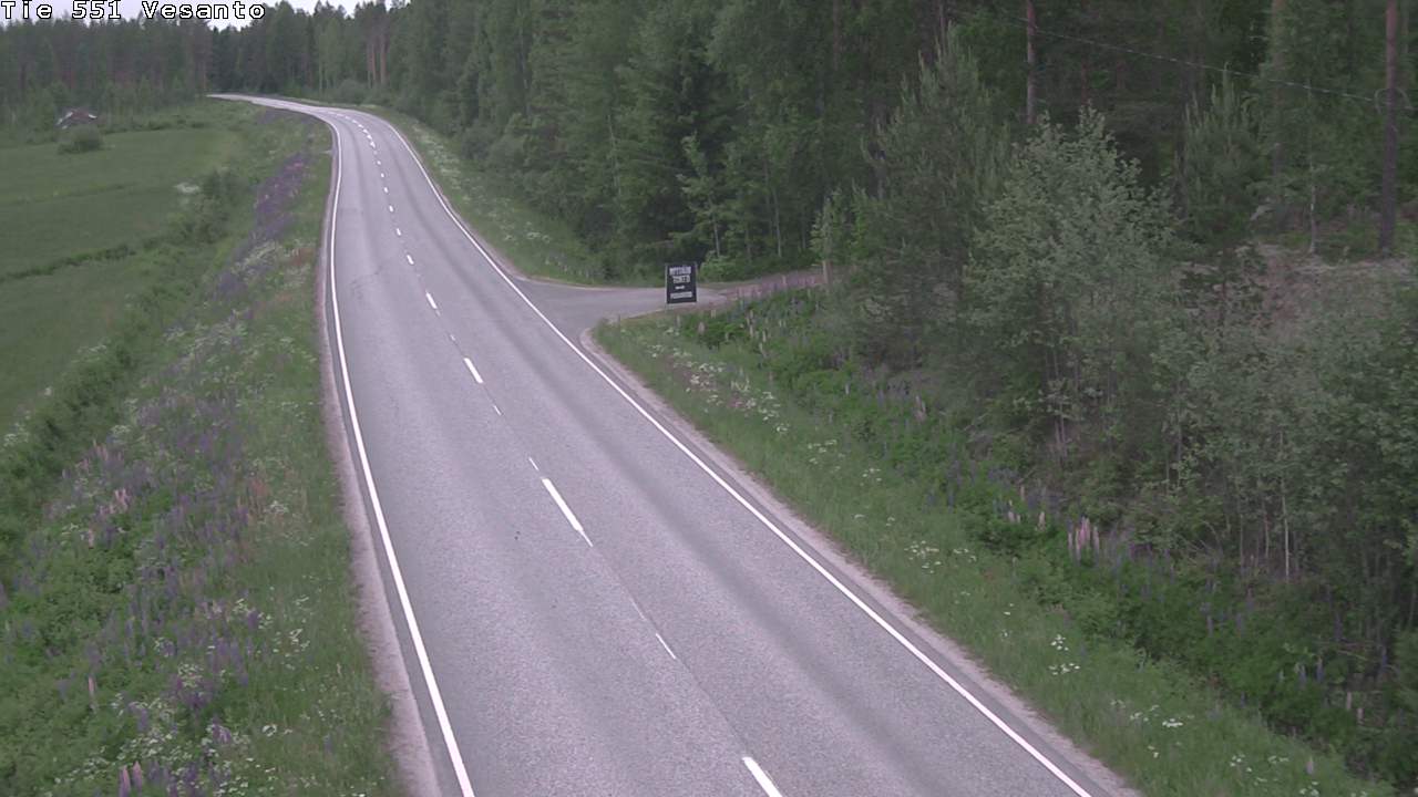 Kelikamerat Kuva Tie 551 Vesanto Löttökorpi, Vesanto, Pohjois-Savo