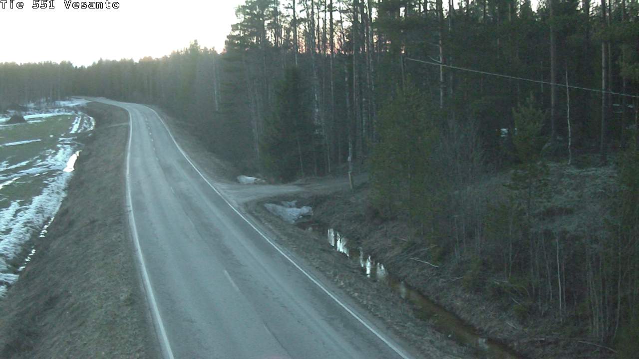 Kelikamerat Kuva Tie 551 Vesanto Löttökorpi, Vesanto, Pohjois-Savo