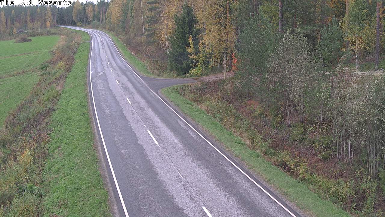 Weather Camera Image Road 551 Vesanto Löttökorpi, Vesanto, Pohjois-Savo
