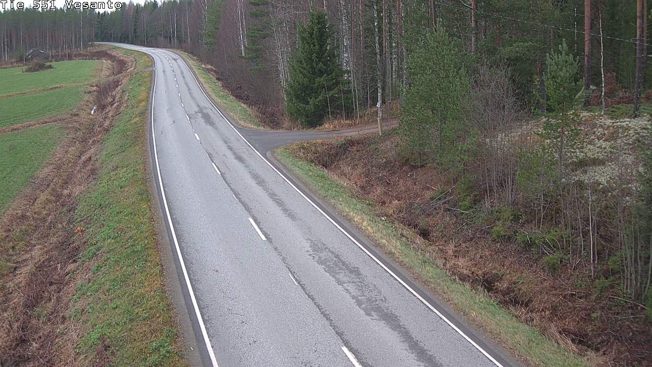 Kelikamerat Kuva Tie 551 Vesanto Löttökorpi, Vesanto, Pohjois-Savo