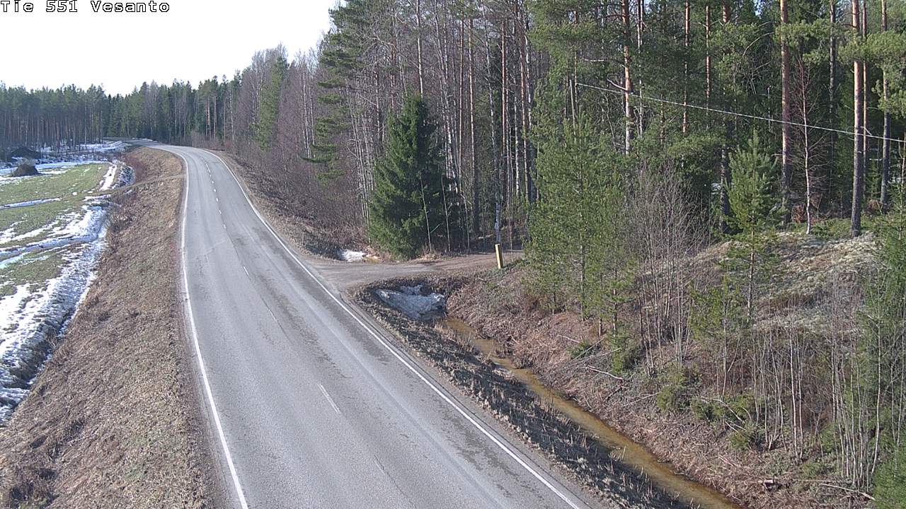 Kelikamerat Kuva Tie 551 Vesanto Löttökorpi, Vesanto, Pohjois-Savo